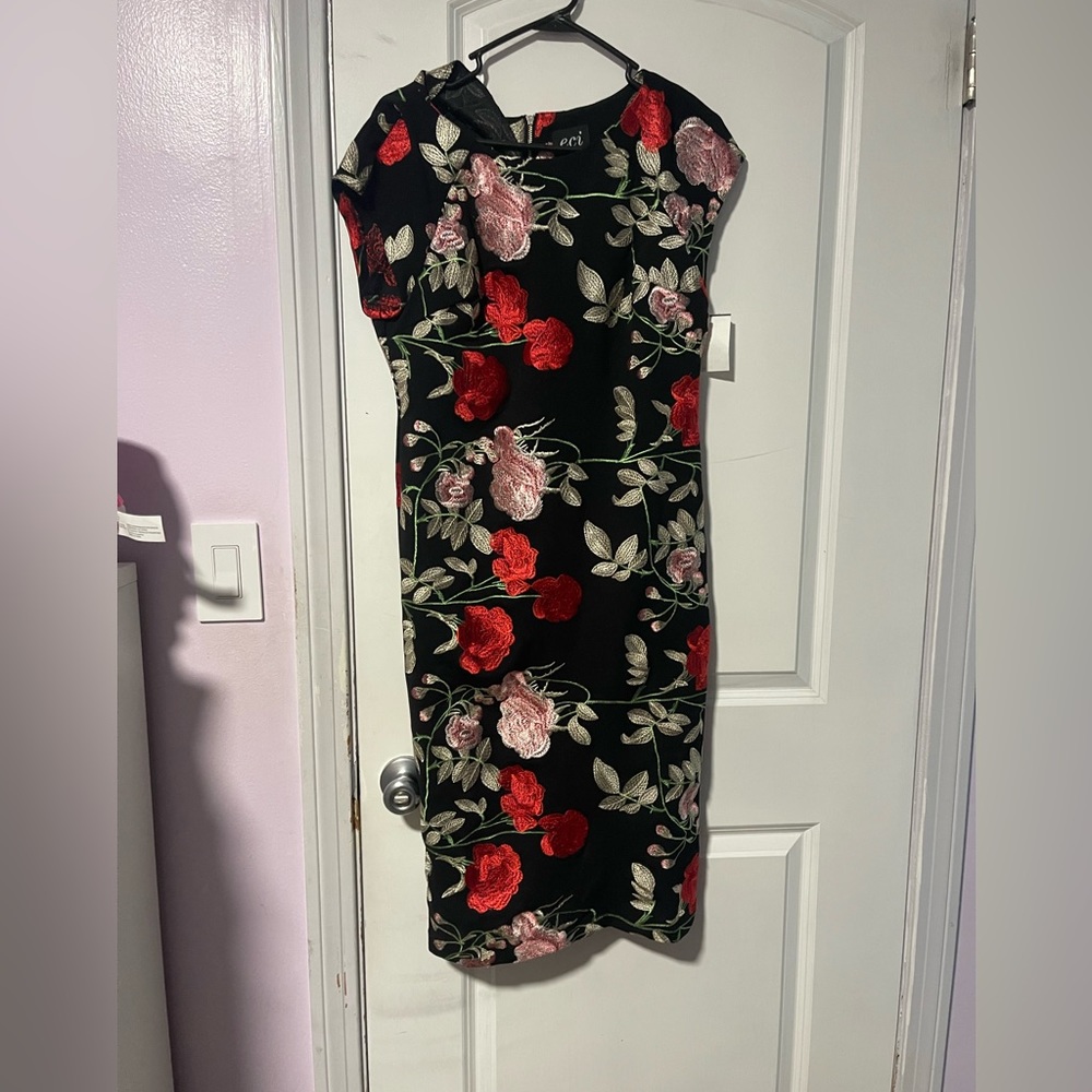 Eci New York floral dress